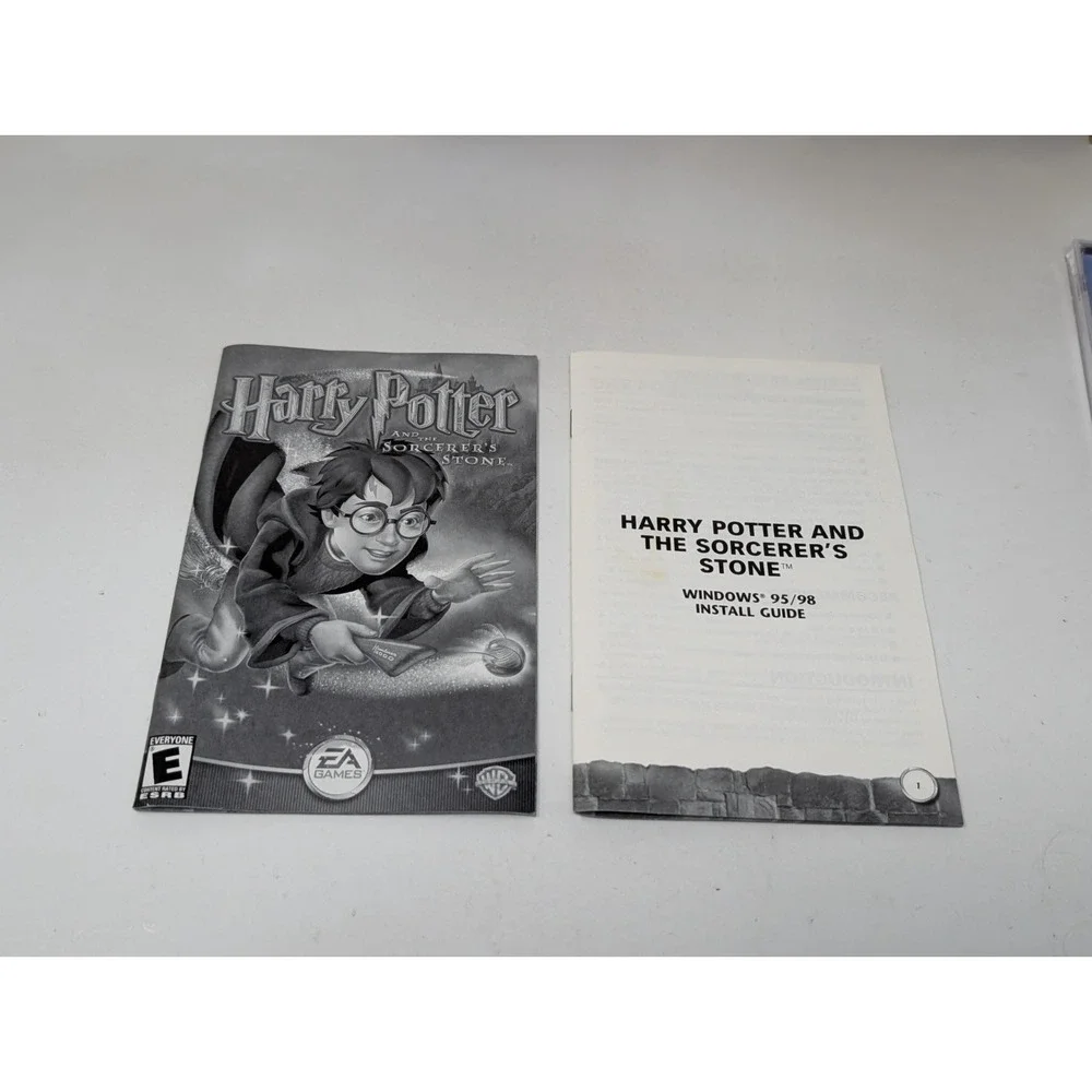 Harry Potter and the Sorcerer's Stone Smal Box PC Computer Game CIB Complete VTG